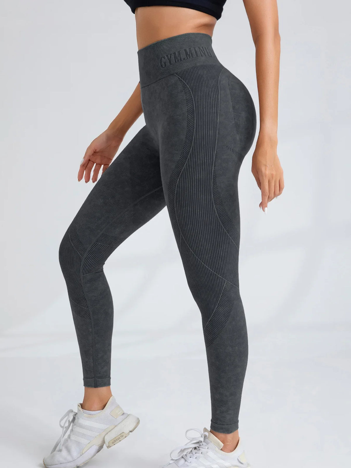Sand-Washed Seamless Yoga Leggings
