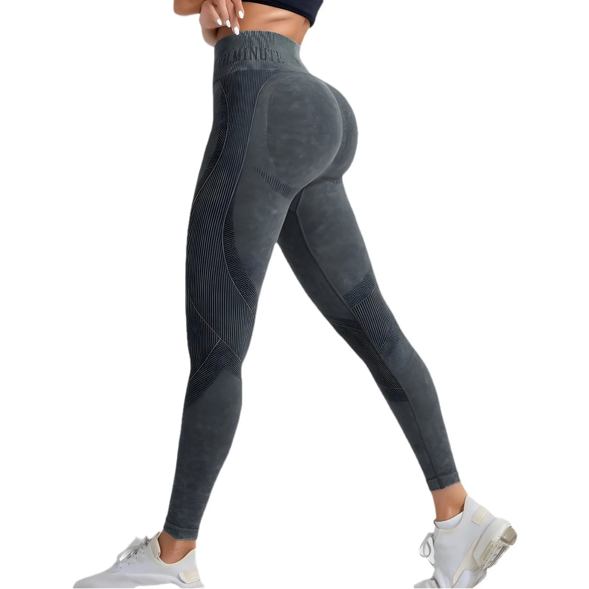 Sand-Washed Seamless Yoga Leggings