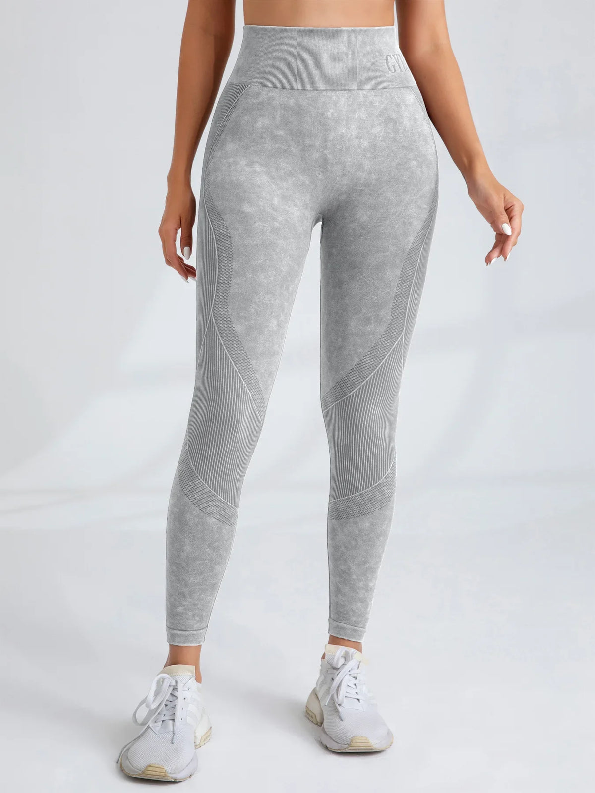 Sand-Washed Seamless Yoga Leggings