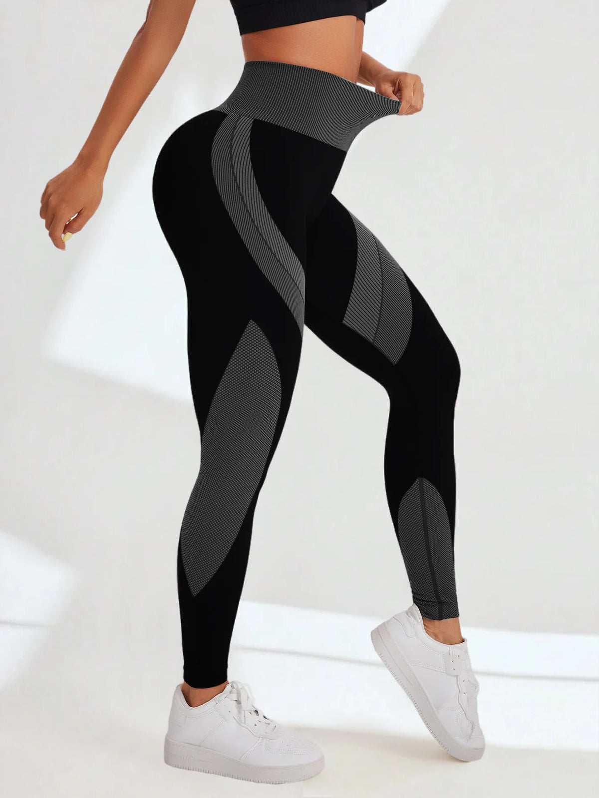 Seamless High-Waisted Yoga Leggings