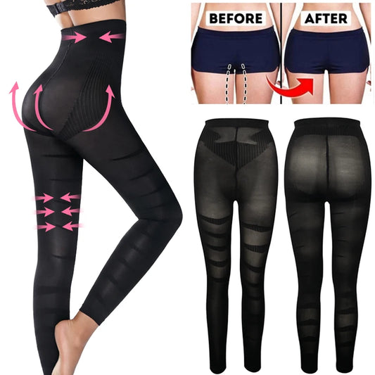Textured Compression Shaping Leggings