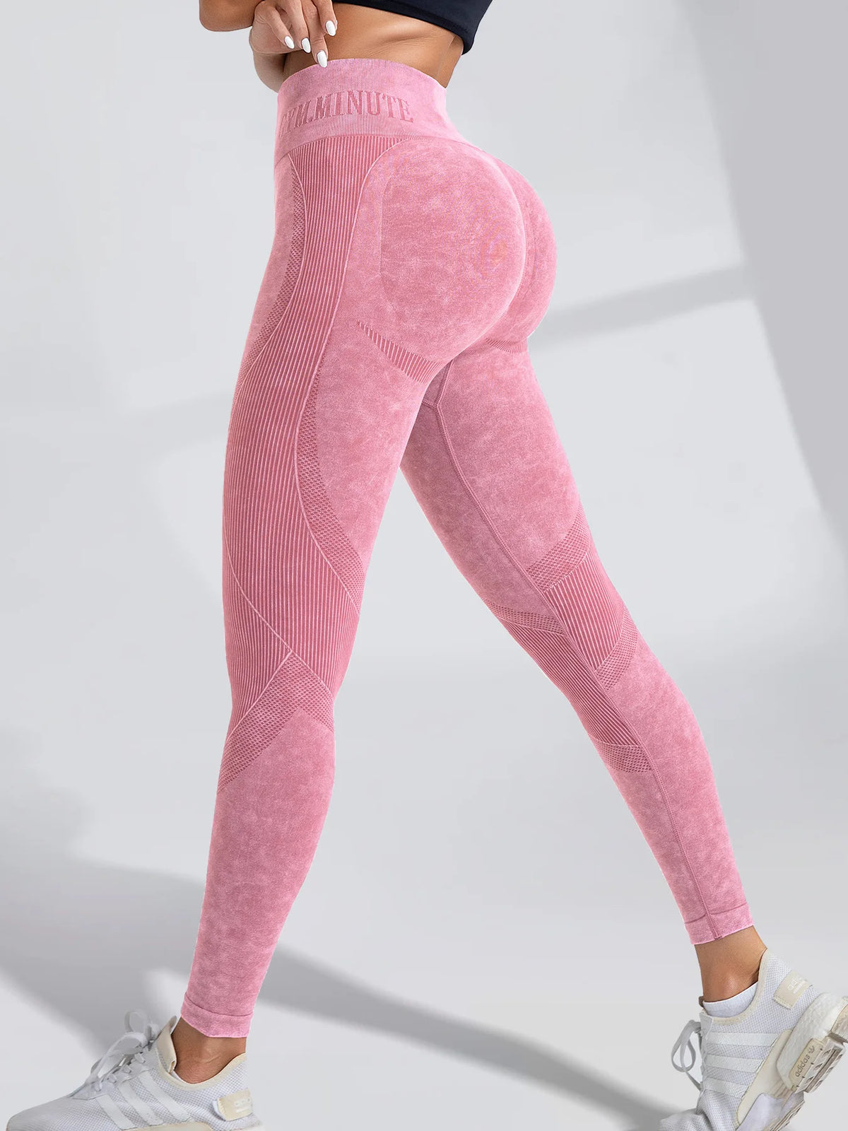 Sand-Washed Seamless Yoga Leggings
