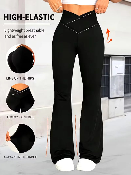 High-Waisted Stretch Yoga Pants