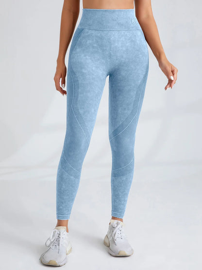 Sand-Washed Seamless Yoga Leggings
