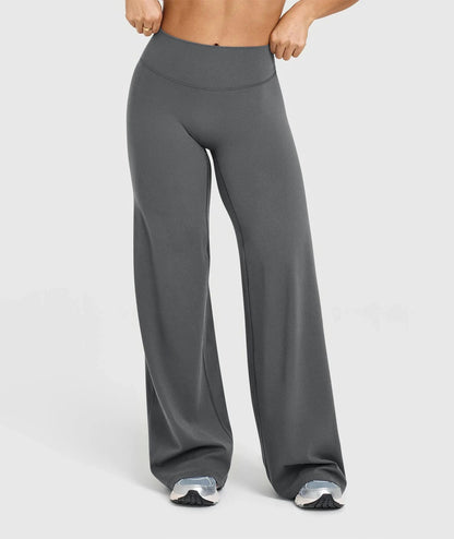 High-Waisted Wide-Leg Yoga Pants