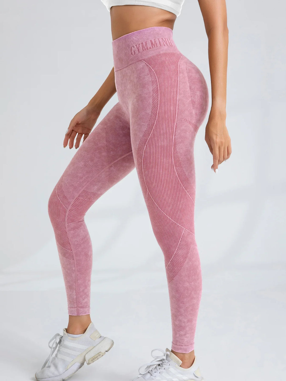 Sand-Washed Seamless Yoga Leggings