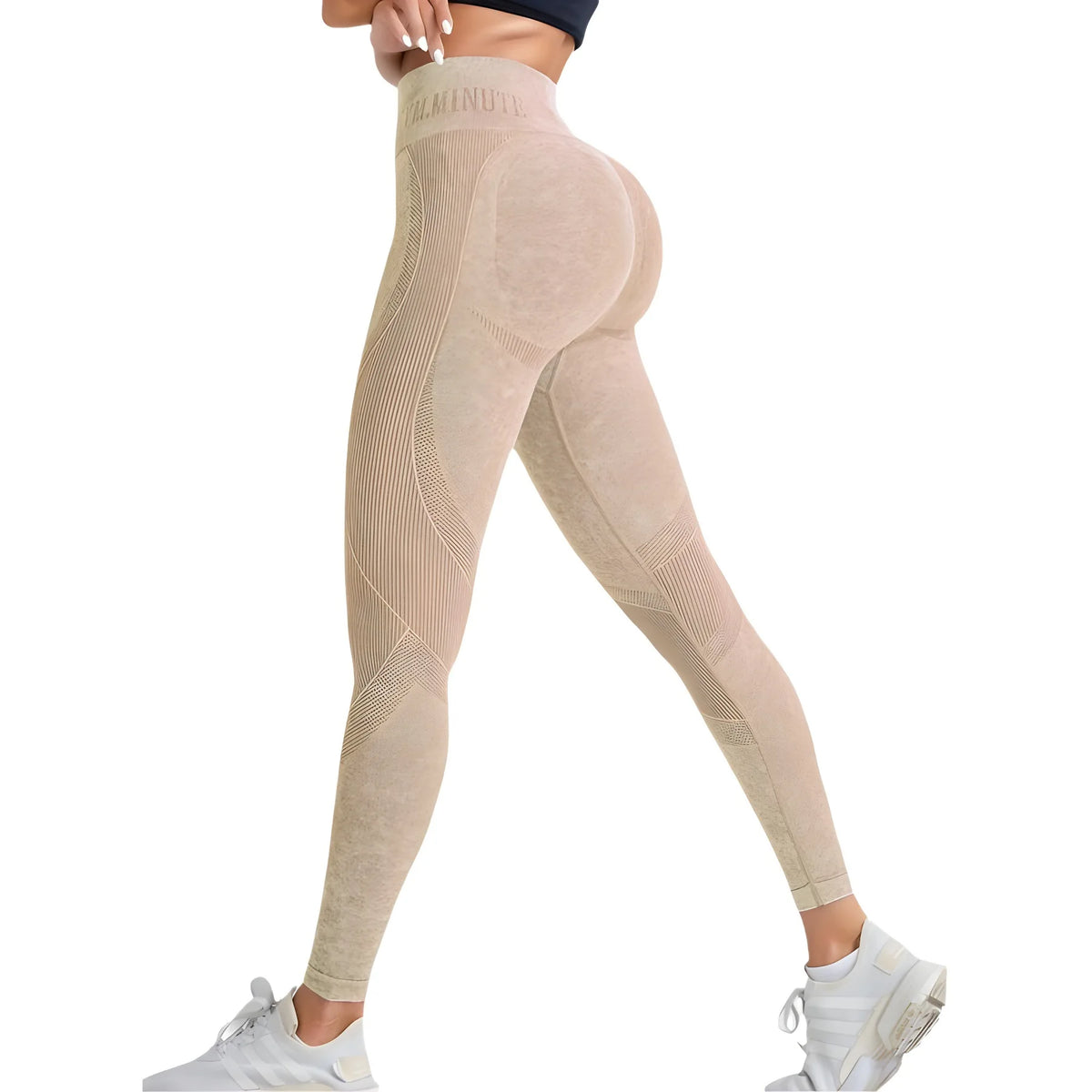 Sand-Washed Seamless Yoga Leggings
