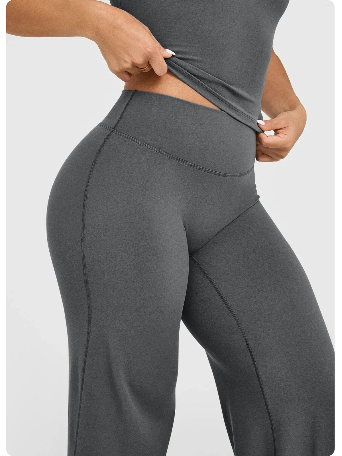 High-Waisted Wide-Leg Yoga Pants