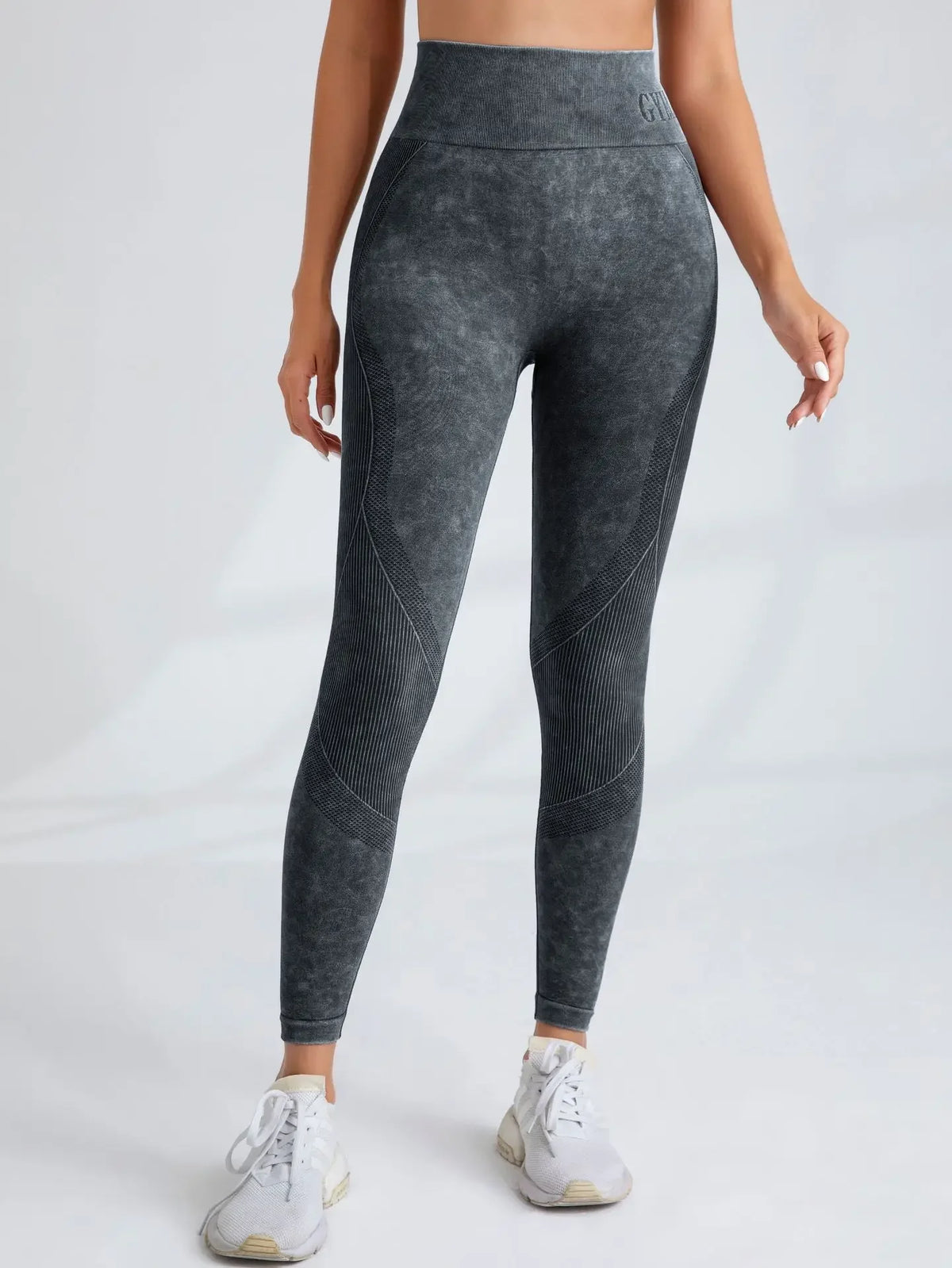 Sand-Washed Seamless Yoga Leggings