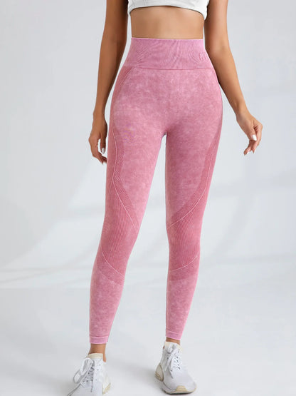 Sand-Washed Seamless Yoga Leggings